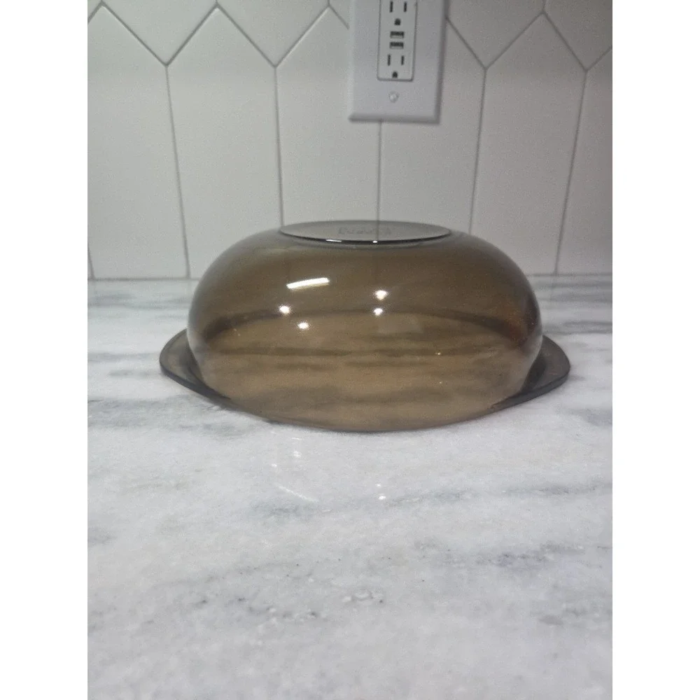 Pyrex Visions 2L Amber Casserole Dish, Amber Glass Cookware #024, Oven Safe Dish